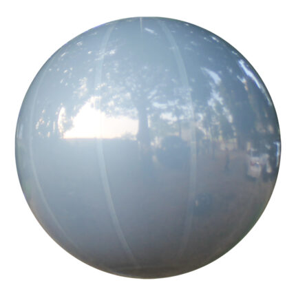 Milky white inflatable mirror balls
