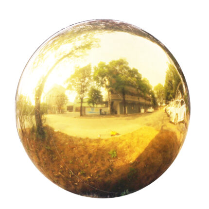 Golden inflatable mirror ball,Golden big shiny ball