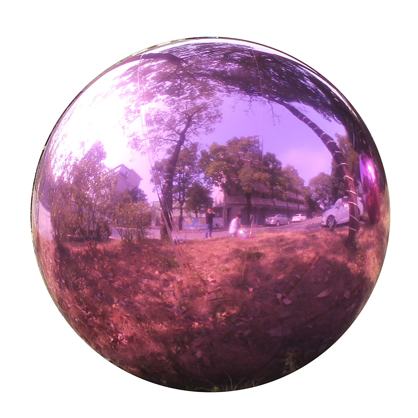 The rose red inflatable mirror balls and rose red big shiny balls are just like a blooming rose that is tender and charming, exuding an enchanting and romantic atmosphere Rose Red inflatable mirror ball,Rose Red big shiny ball - Image 1