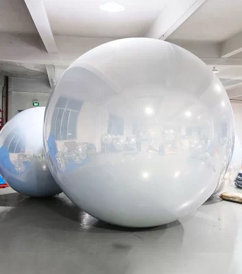 giant inflatable ornament balls